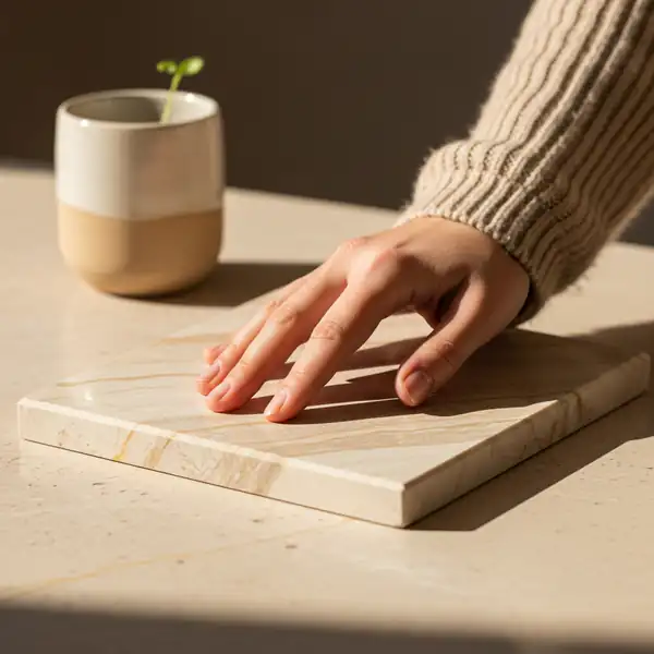 Textura de Crema Marfil